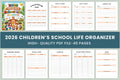 Children's School Life Planner