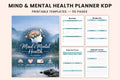 Mind Mental Health Planner for Wellness and Self-Care