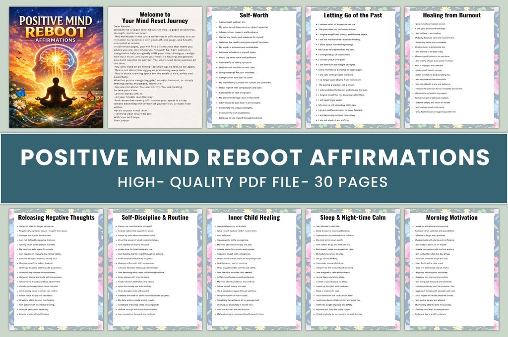 Positive Mind Reboot Journal