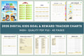 Kids Goal Reward Charts Planner