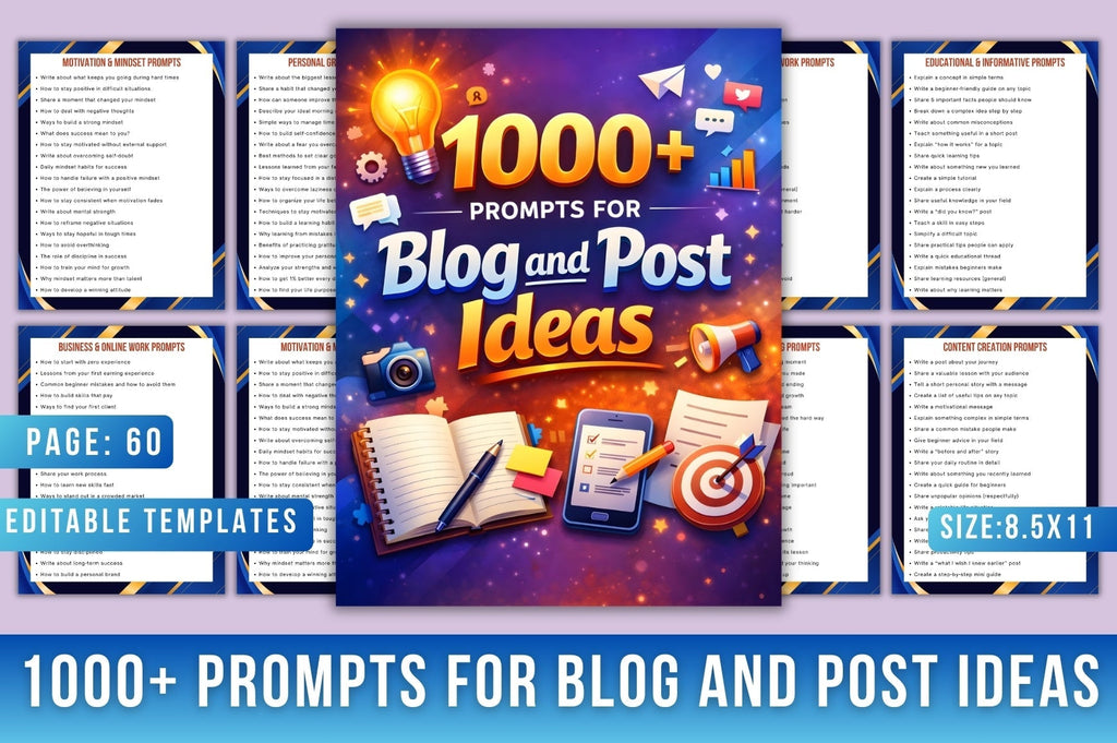 Blog and Post Ideas Prompts