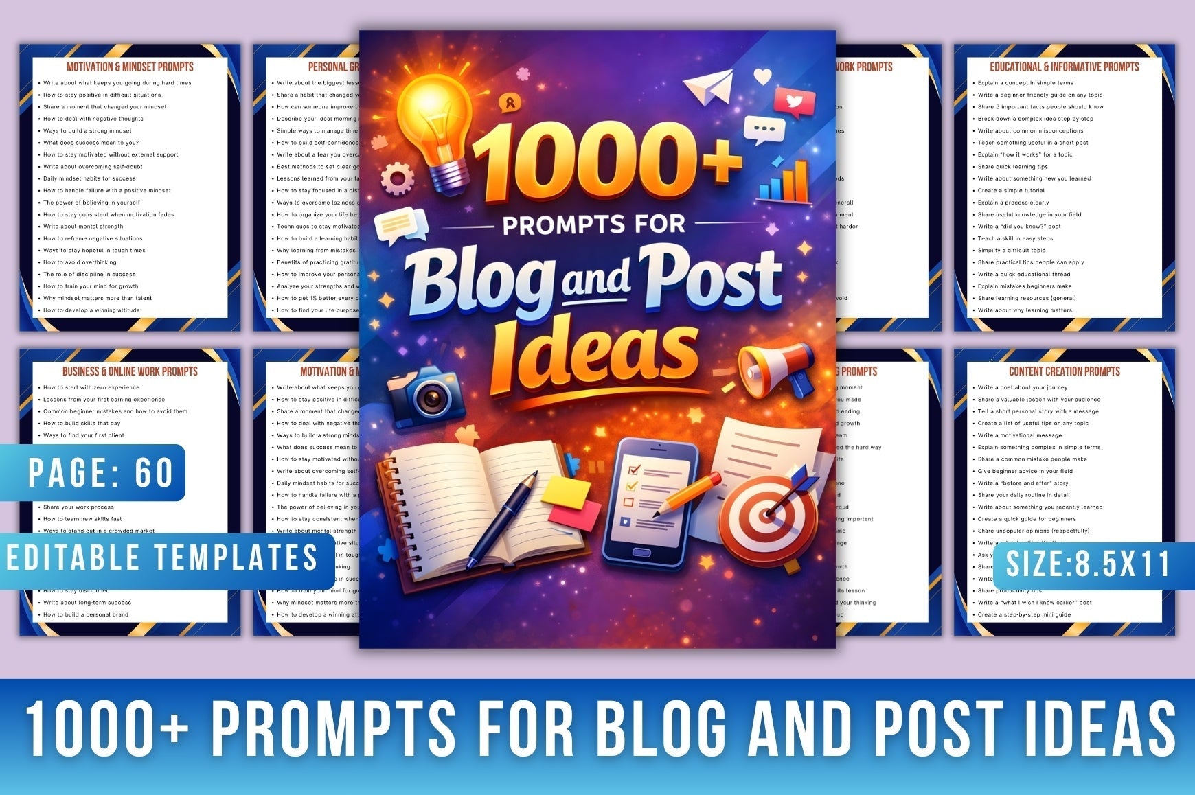 Blog and Post Ideas Prompts