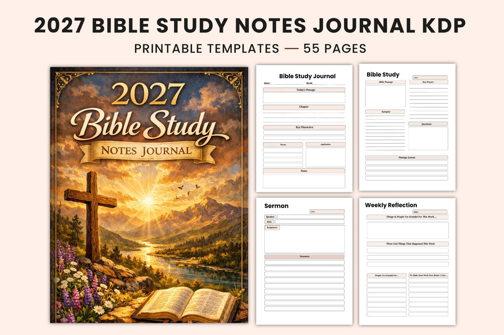 Bible Study Notes Journal