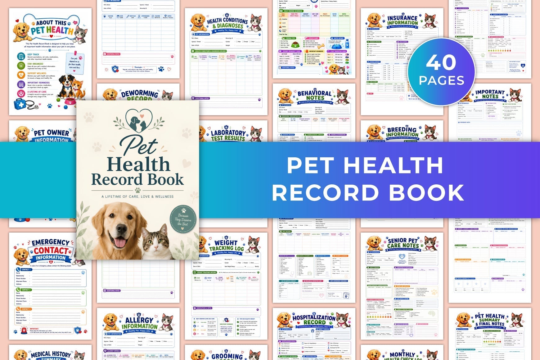 Pet Health Book