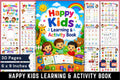 Happy Kids Learning Activity Book