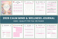 Calm Mind Wellness Journal