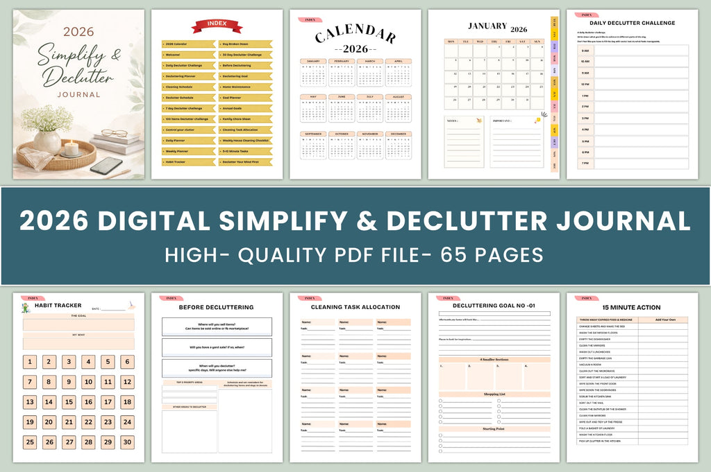 Simplify Declutter Journal