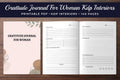 Gratitude Journal for Women