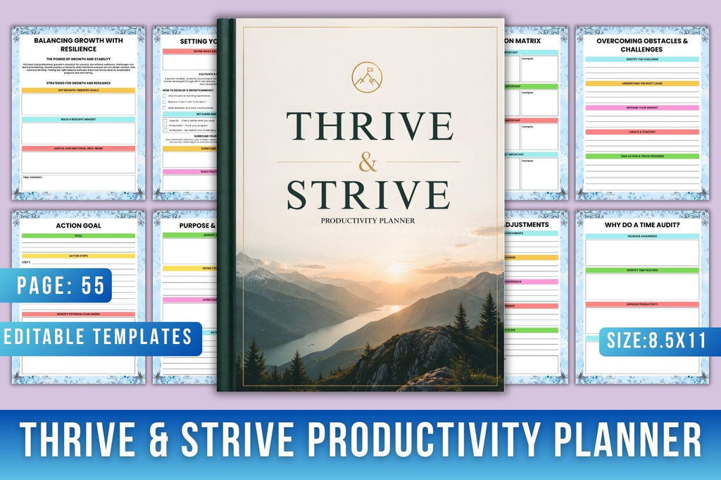 Thrive Strive Productivity Planner