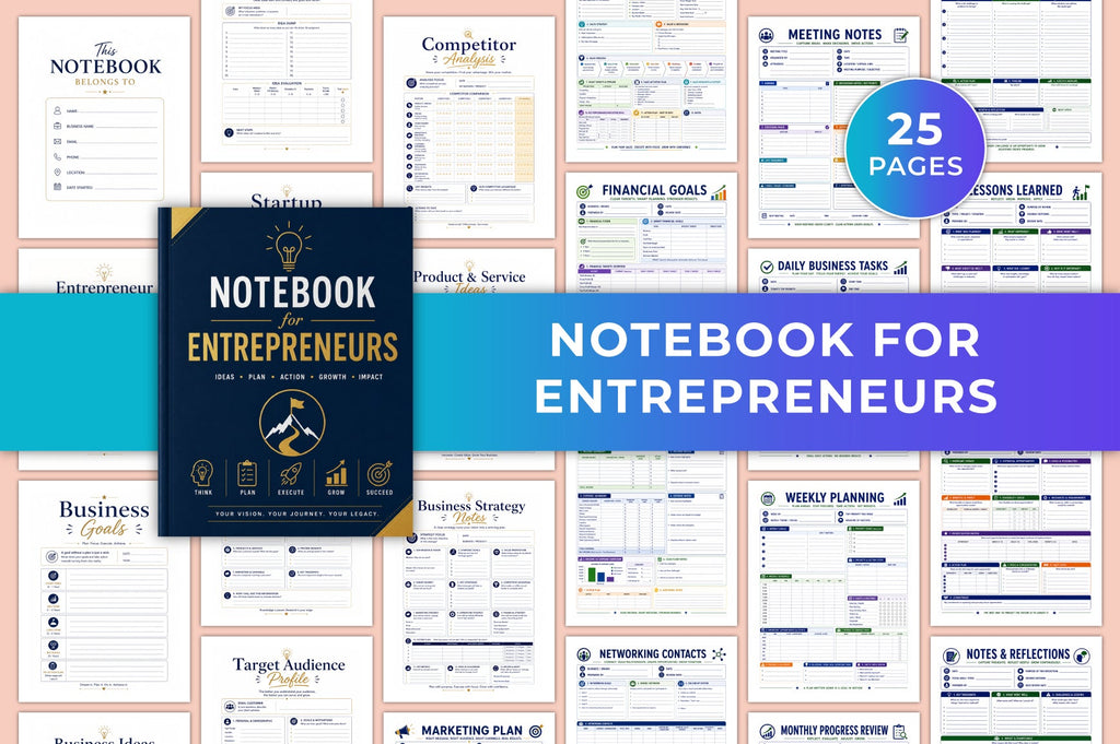 Notebook For Entrepreneurs Book