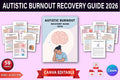 Autistic Burnout Recovery Guide Planner Cover