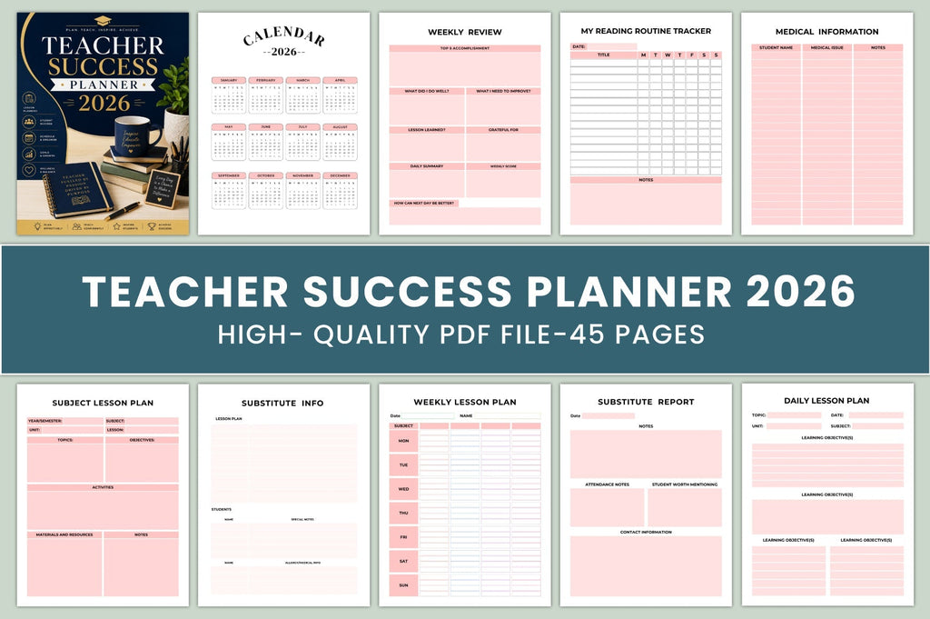 Teacher Success Planner