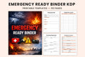 Emergency Ready Binder Planner