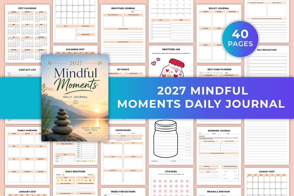 Mindful Moments Daily Journal