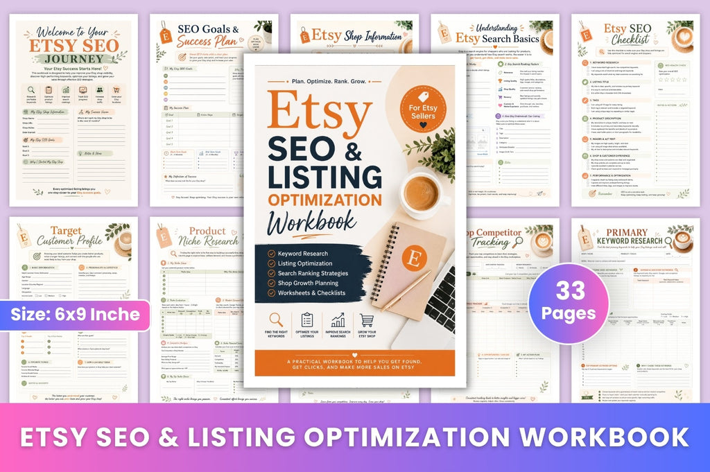 Etsy SEO Listing Optimization Workbook