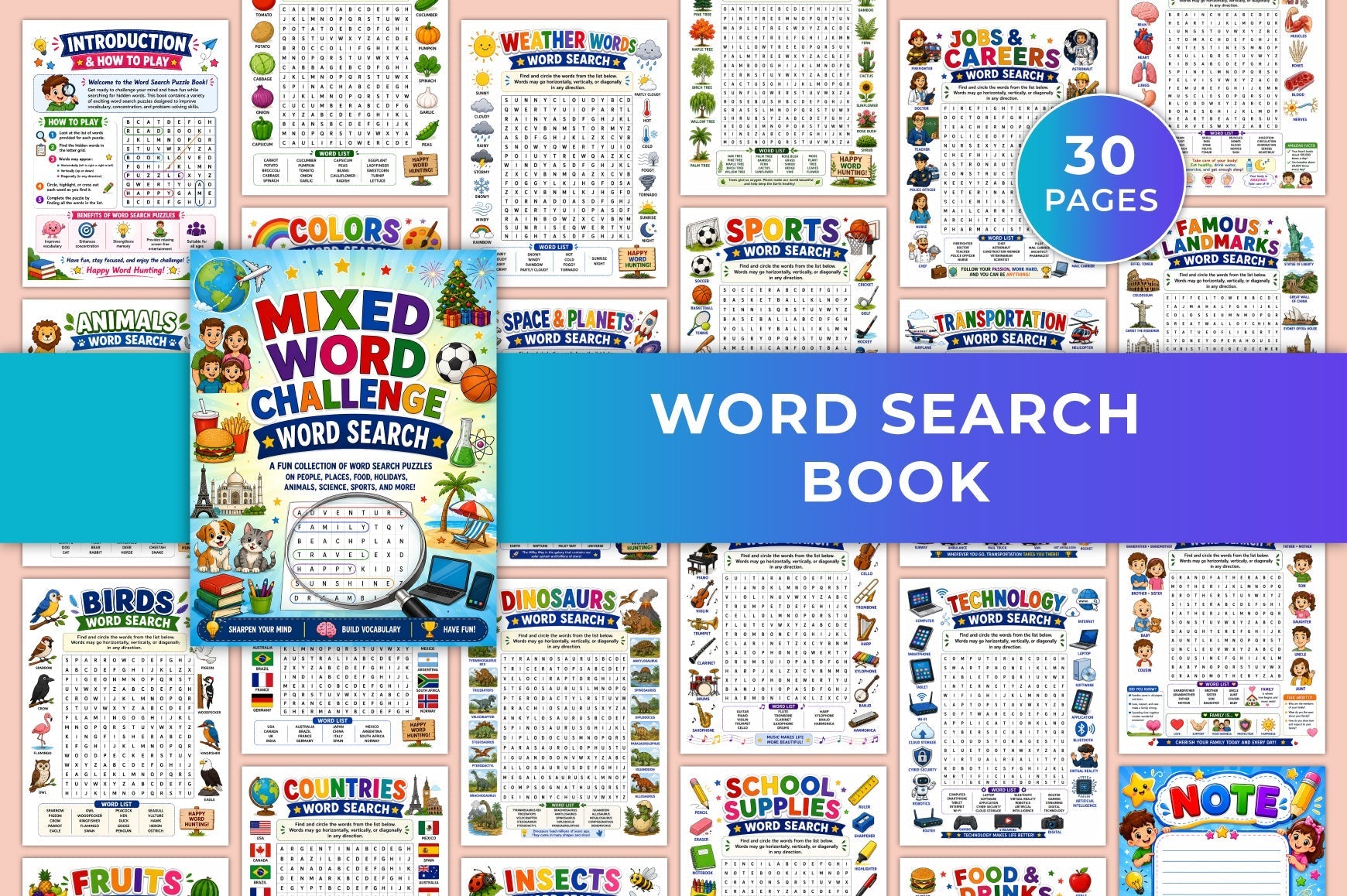 Word Search Book