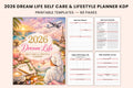 Dream Life Self Care Lifestyle Planner