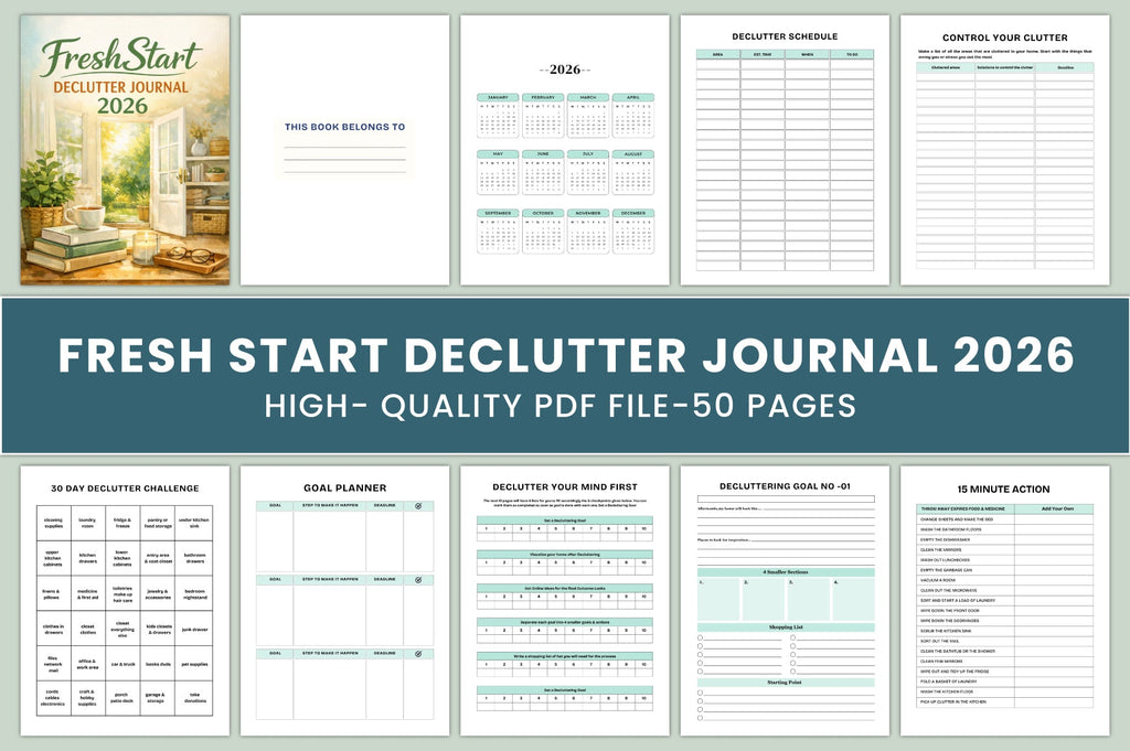Fresh Start Declutter Journal