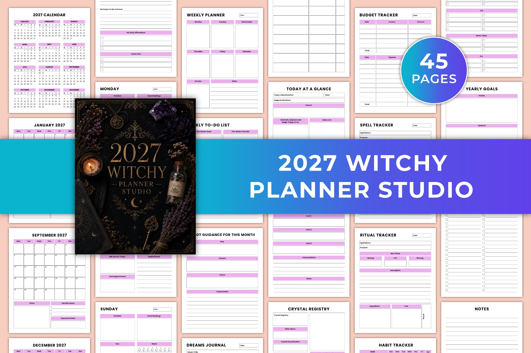 Witchy Studio Planner