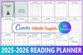 Editable Reading Planner
