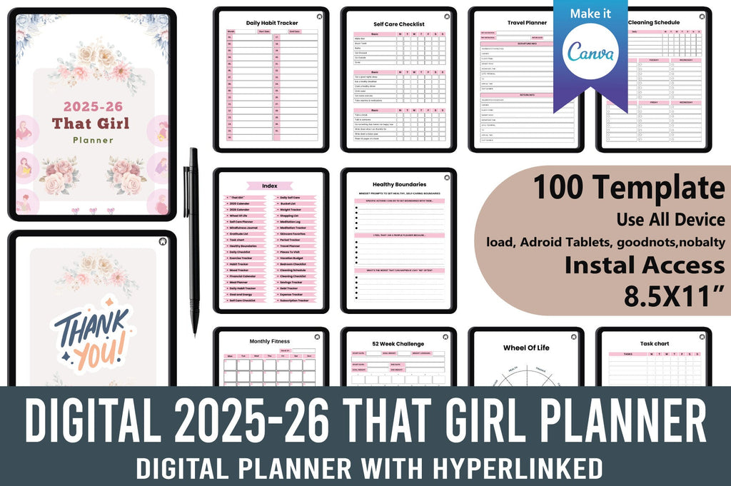 That Girl Planner - Stylish & Functional Organizer