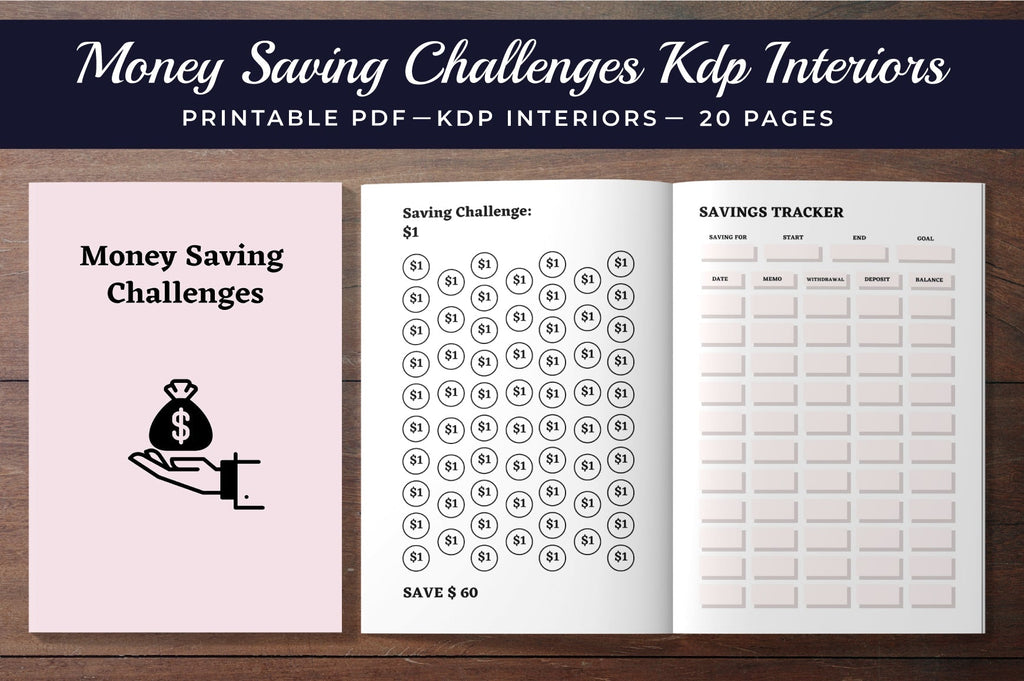 Money Savings Challenges Planner