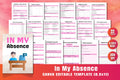 In My Absence Planner