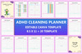 ADHD Cleaning Planner for Effective Organization Cover