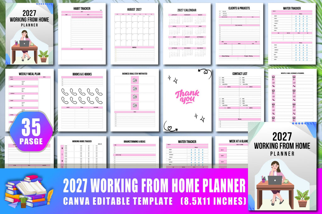 Working From Home Planner