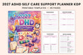 ADHD Self-Care Support Planner Cover