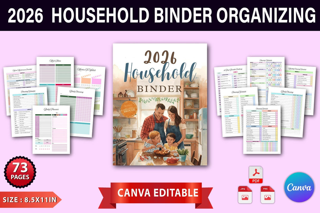 Household Binder Organizing Planner