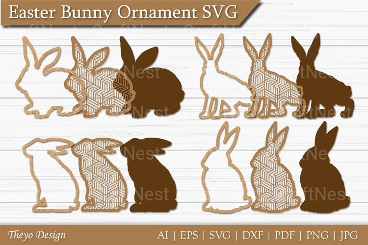 Easter Bunny SVG Bundle