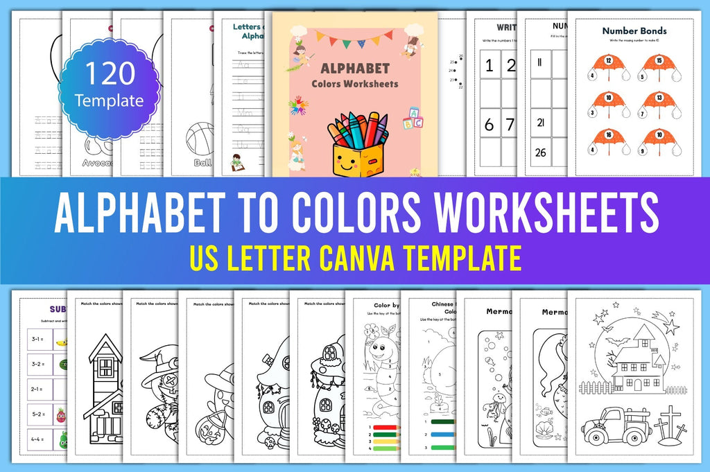 Alphabet to Colors Worksheets Guide