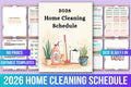 Home Cleaning Schedule Planner