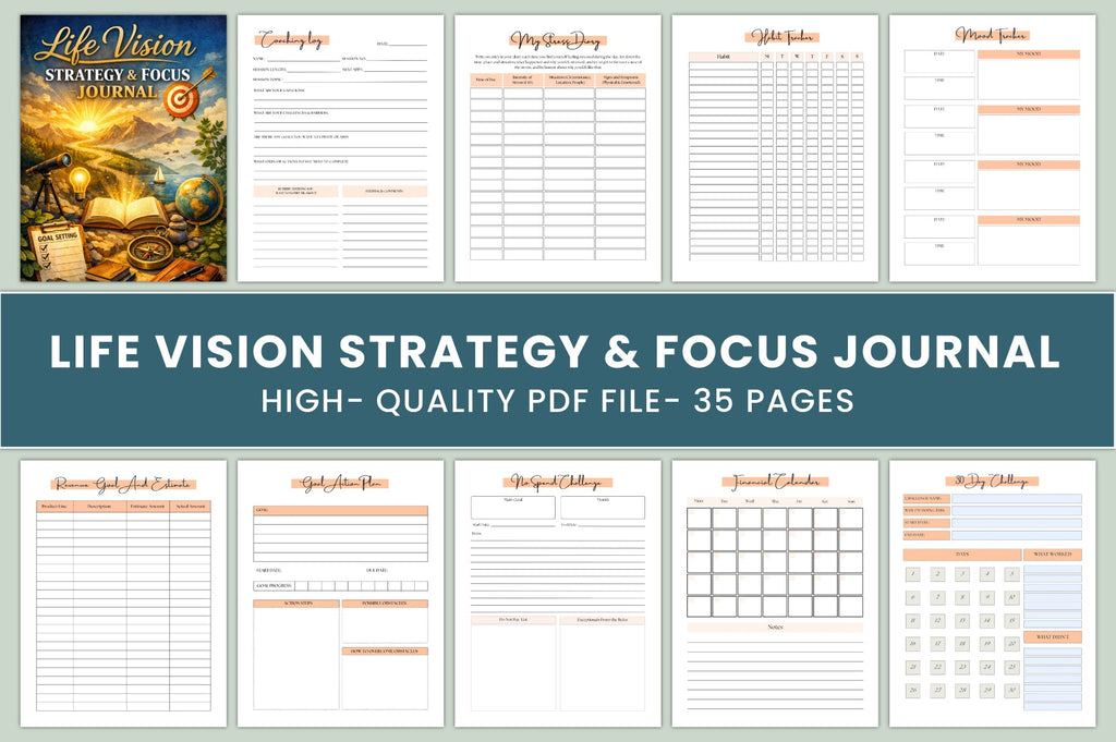 Life Vision Strategy Focus Journal