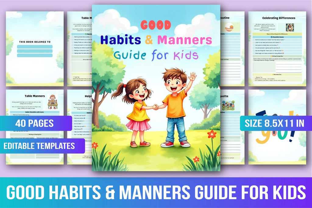 Good Habits & Manners Guide Planner