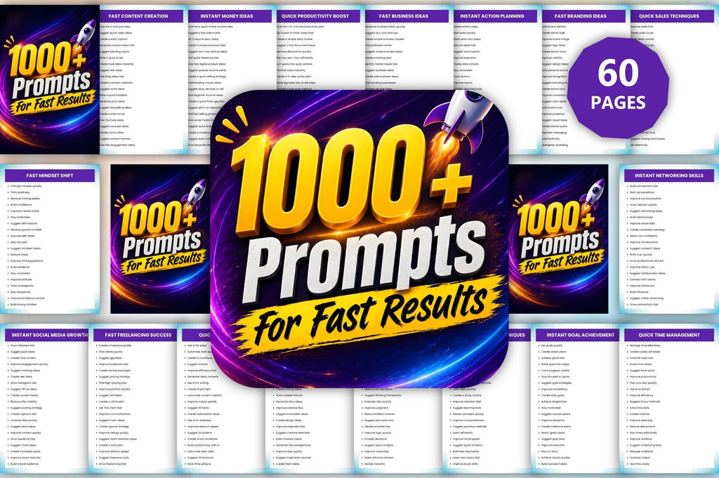 For Fast Results Prompts
