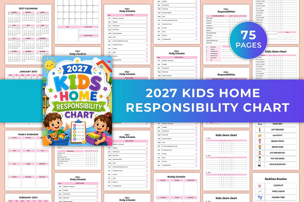 Kids Home Responsibility Chart