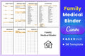 Family Medical Binder Planner
