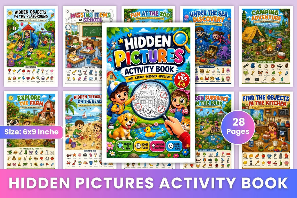 Hidden Pictures Activity Book