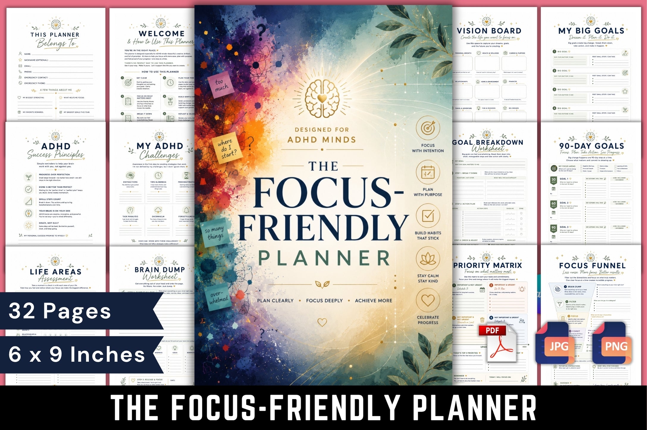 The Focus Friendly Planner
