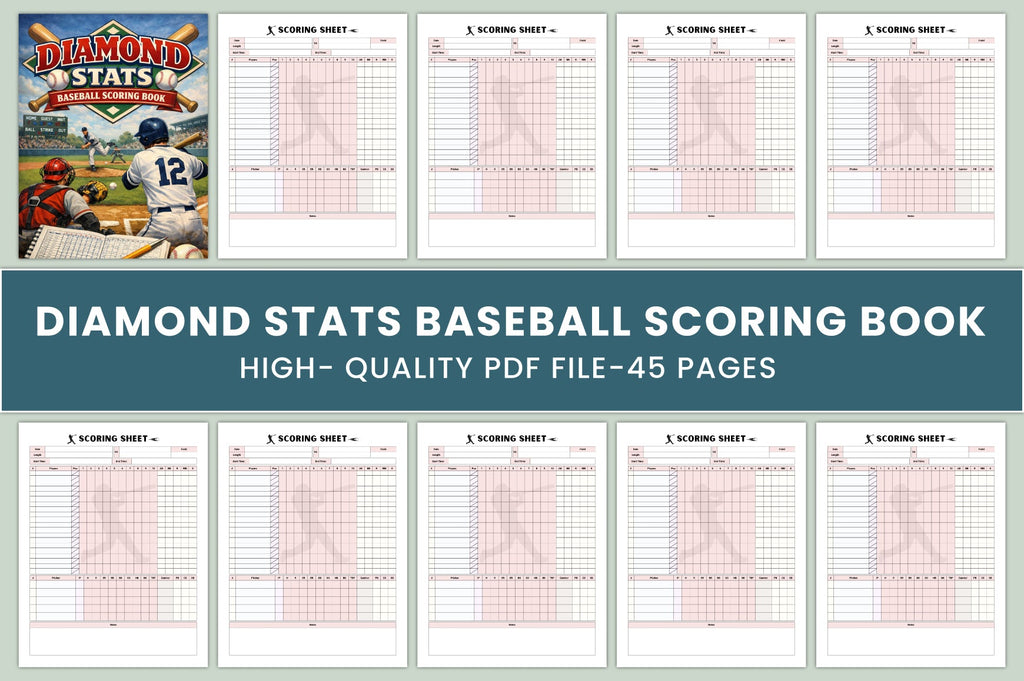 Diamond Stats Baseball Scoring Journal