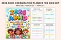 ADHD Planner for Kids Organization Made Easy Cover