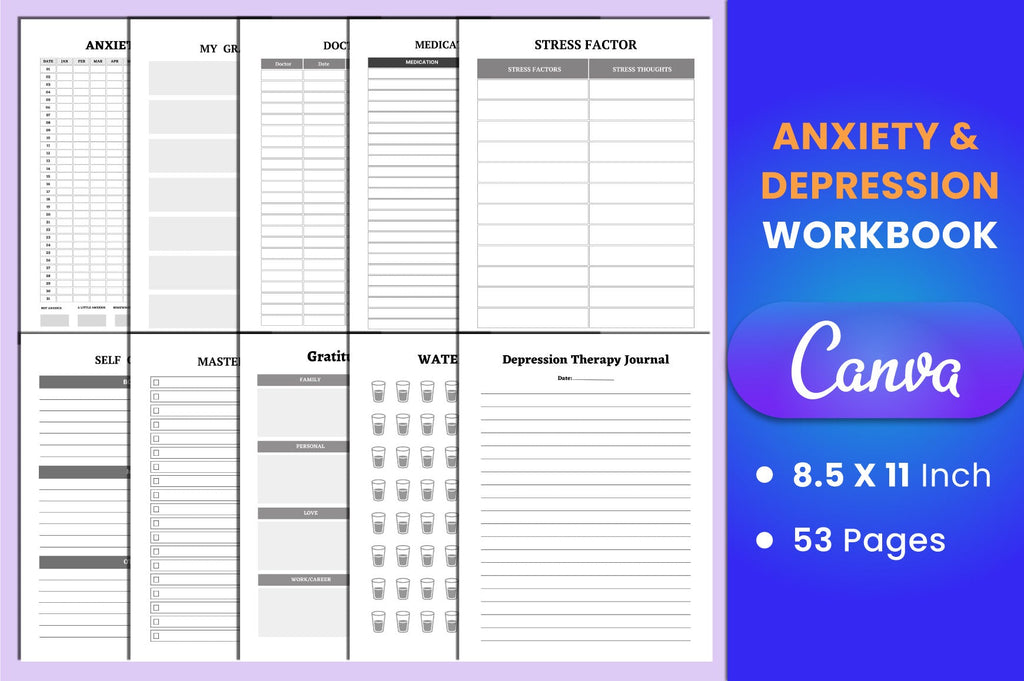 Anxiety and Depression Workbooks