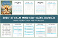 Calm Mind Self Care Journal