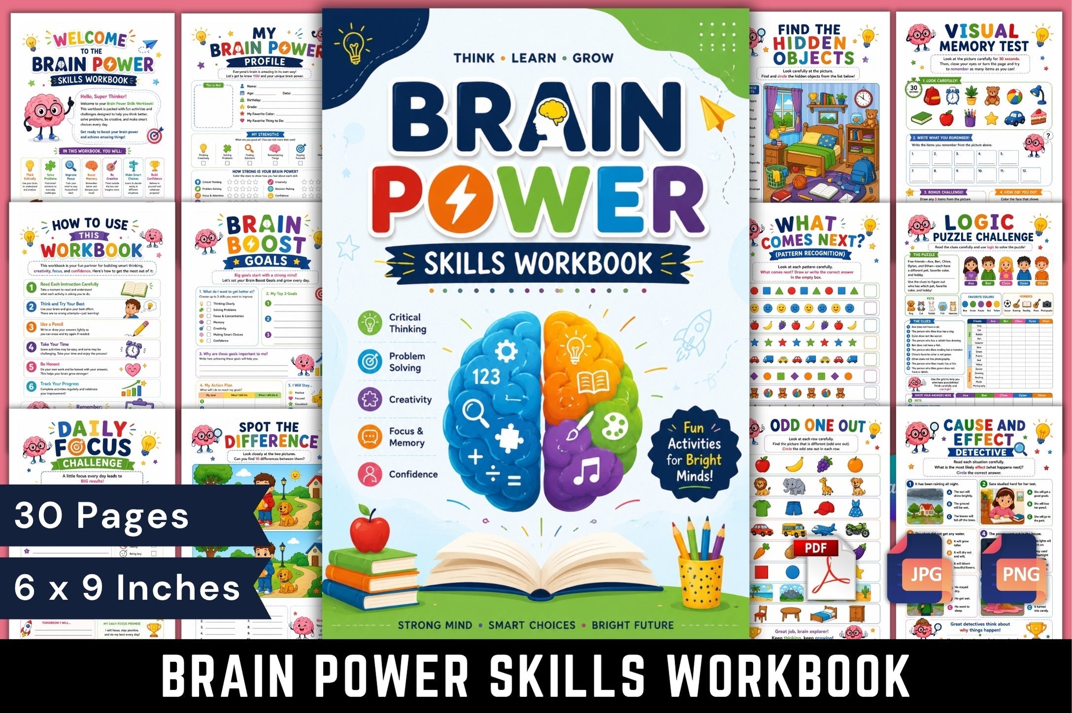 Brain Power Skills Workbook