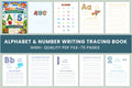 Alphabet Number Writing Tracing Workbook