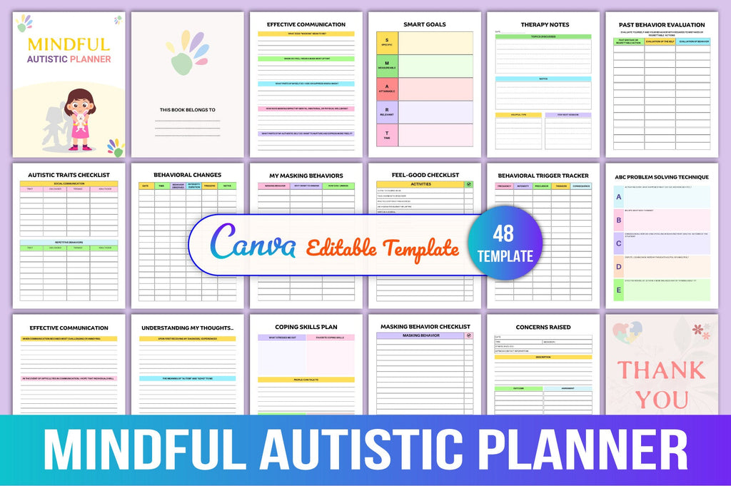 Mindful Autistic Planner Cover