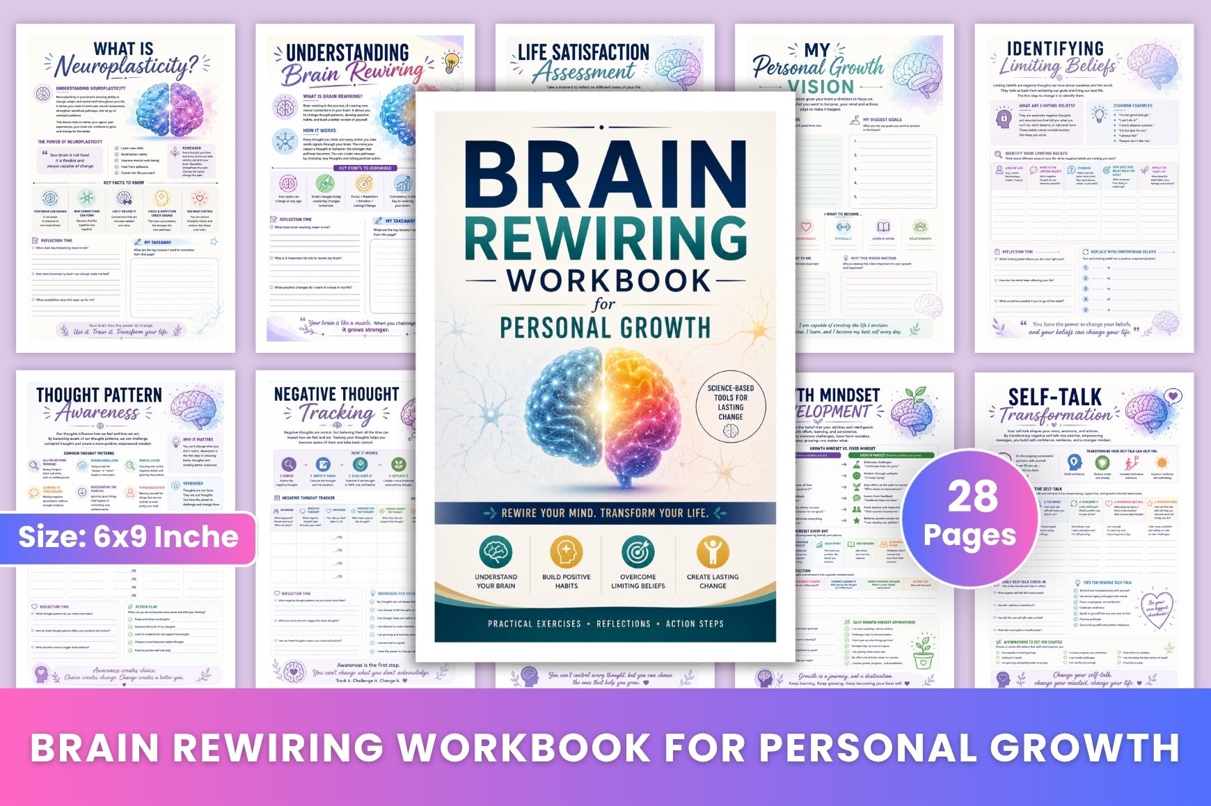 Brain Rewiring For Personal Growth Workbook