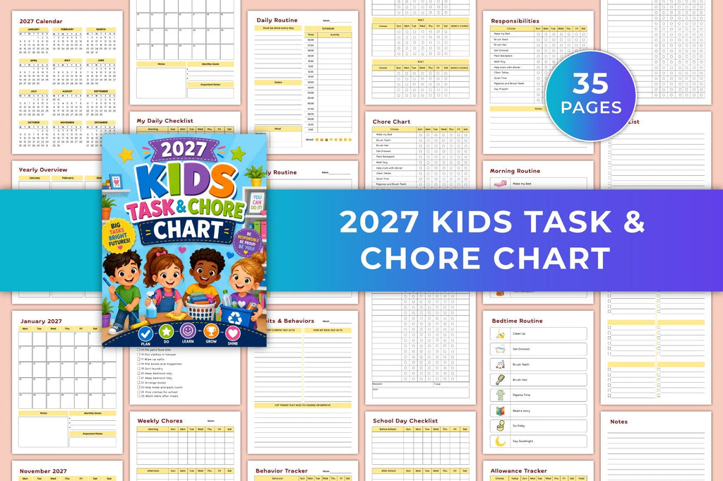 Kids Task Chore Chart